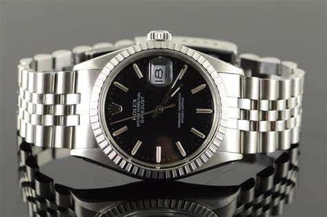 rolex ladies date 34 black face|rolex datejust 34 mm.